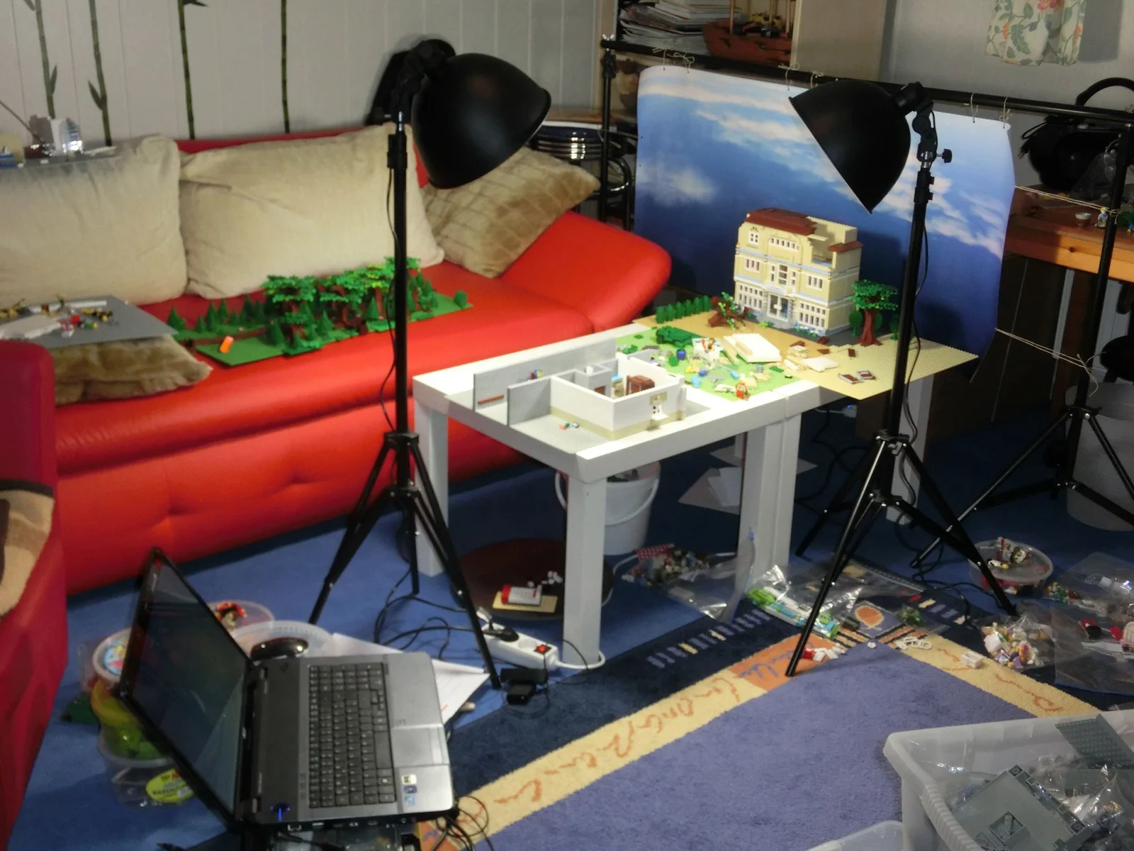 Ein Filmset
