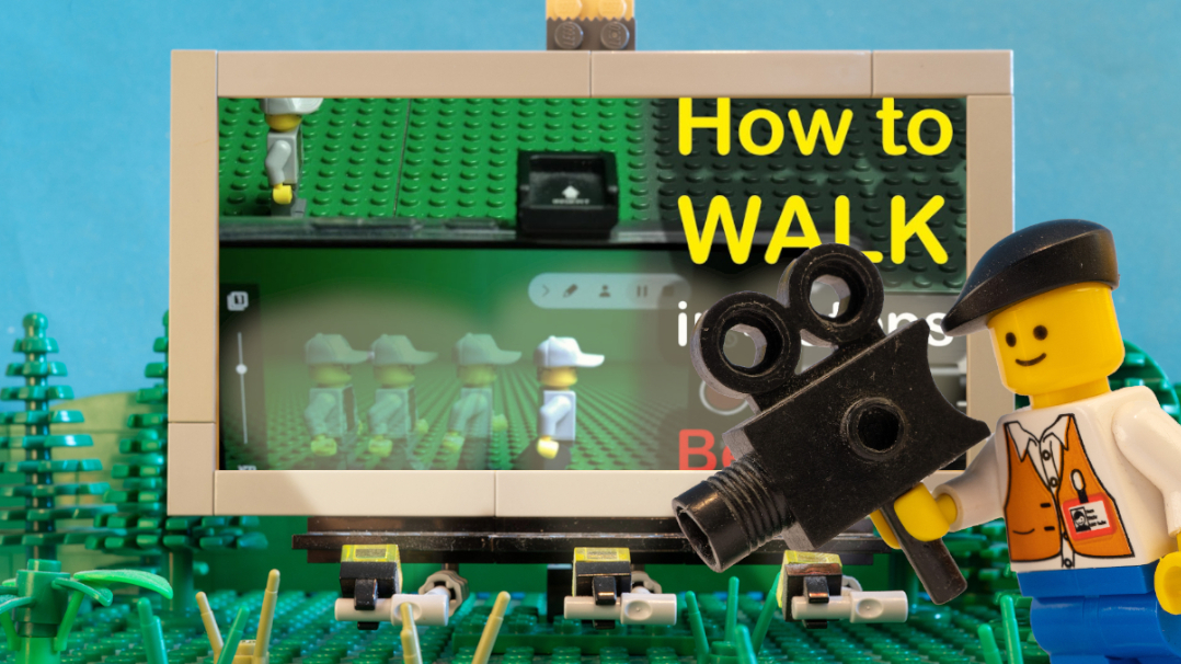 #Stop Motion Sonntag 268: How to walk: 4 step walk cycle